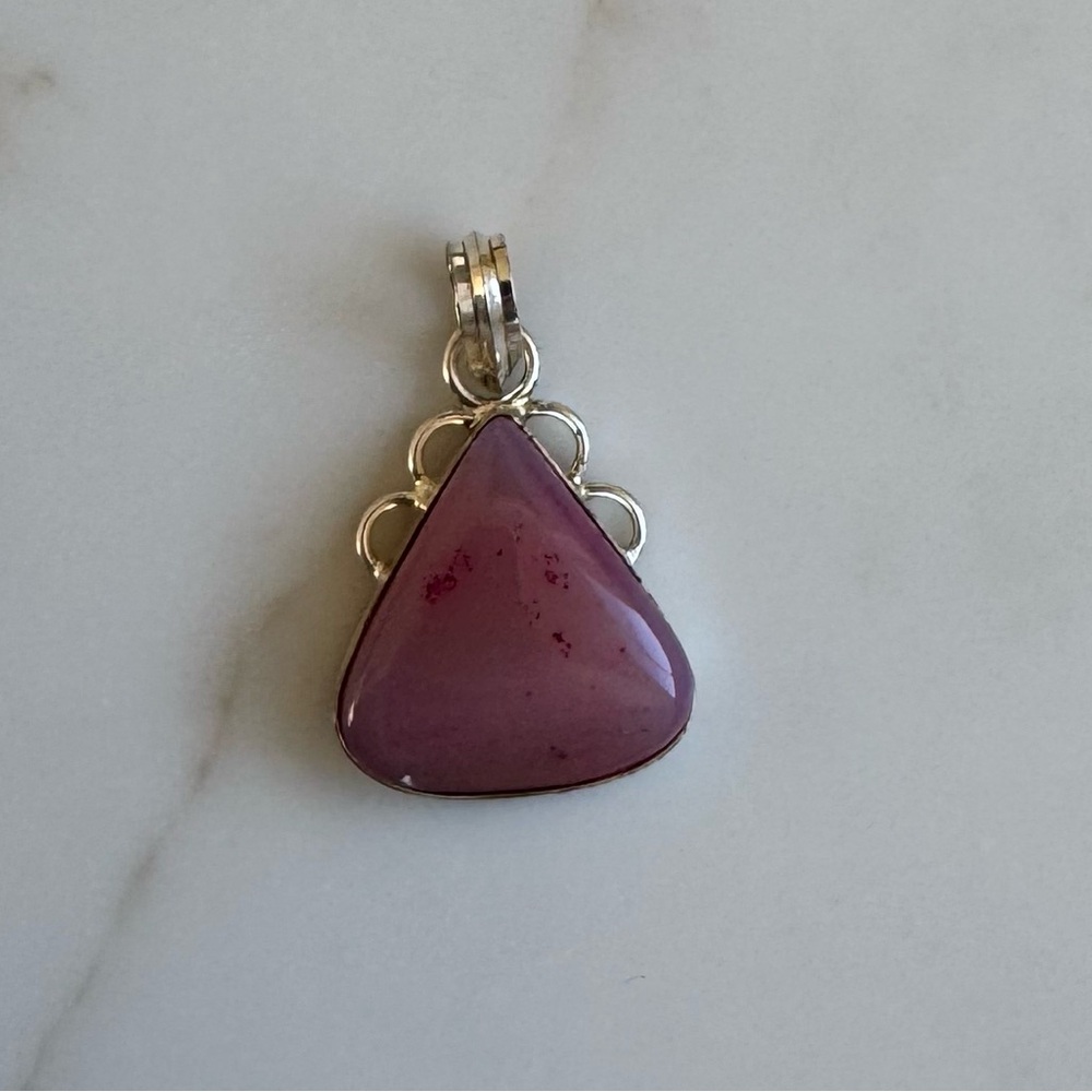 NWOT Sundance Sunset Stone Pendant, Botswana Agate, Sterling Silver - Picture 3 of 6